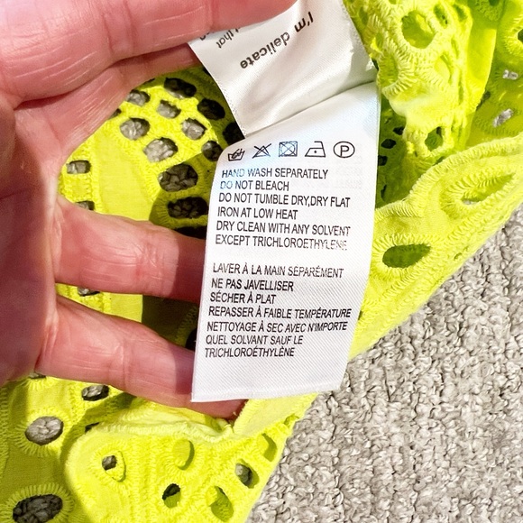 Farm Rio Palm Tree Eyelet Richelieu Top - Picture 12 of 14